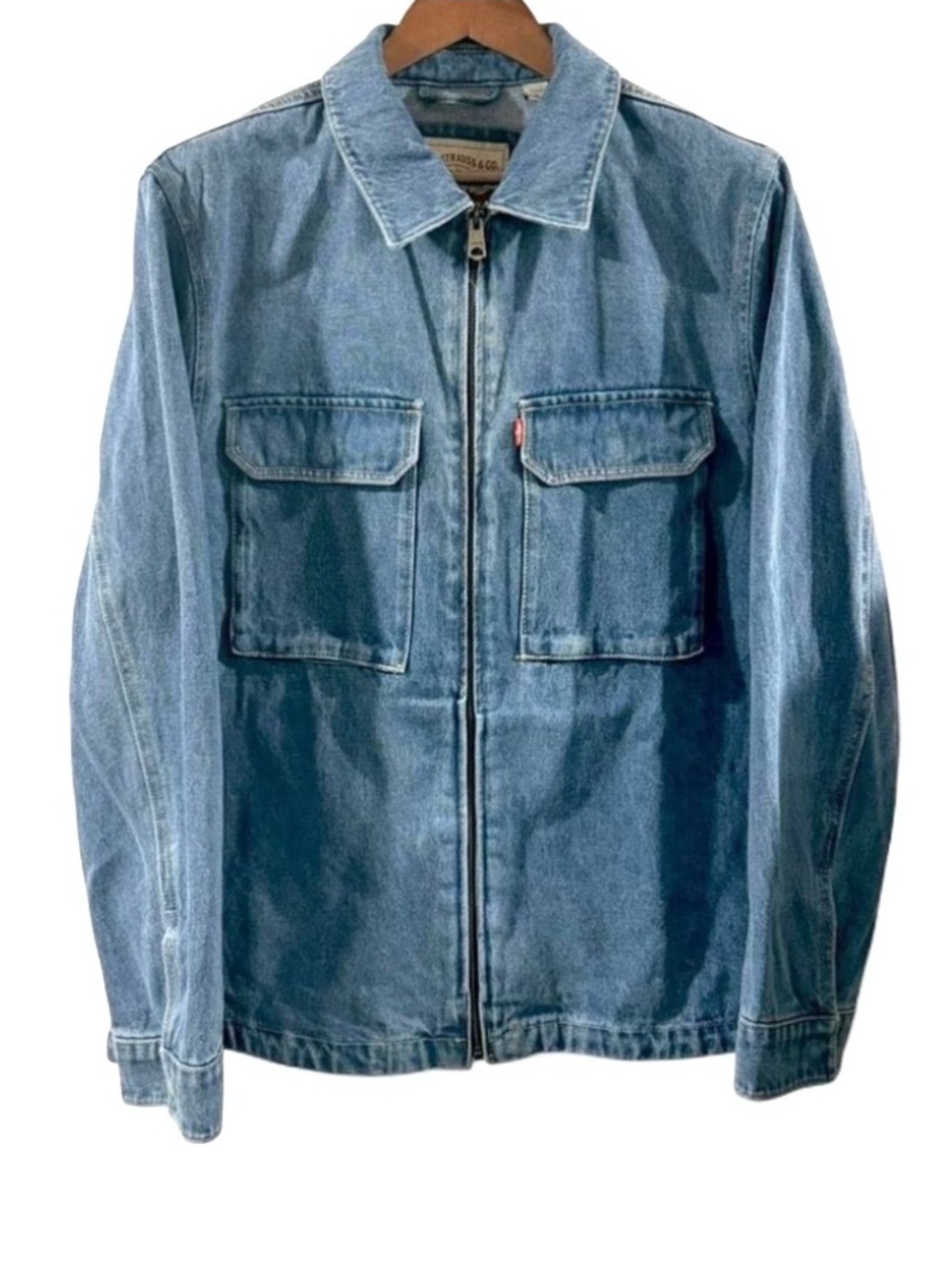Levi's Classic Full-Zip Shirt Denim Jacket Size Men’s Large (NWT, Deadstock)
